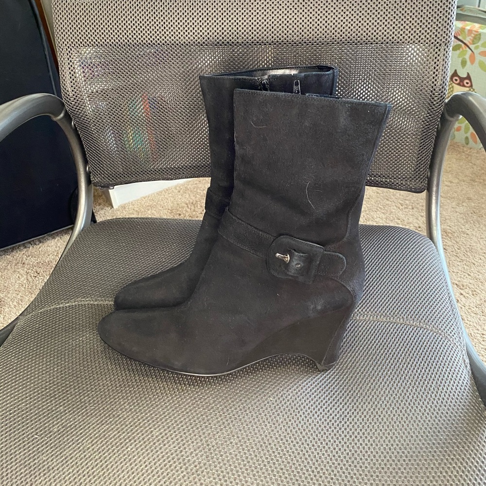 Booties with wedge